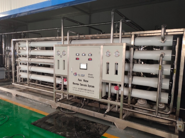 桓臺10T/H雙級反滲透+EDI設備安裝調試